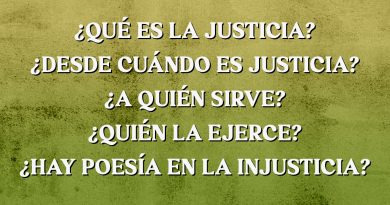 Pueblo, justicia y poesía