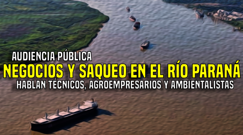 Negocios y saqueo en el Río Paraná