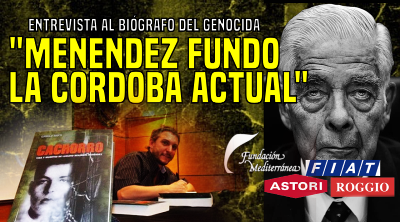 “Menéndez fue sostenido por la Fundación Mediterránea”